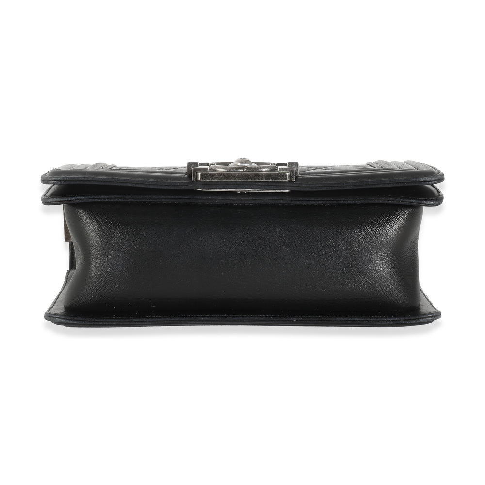 Chanel Black Quilted Lambskin Small Boy Bag - Picture 5 of 8